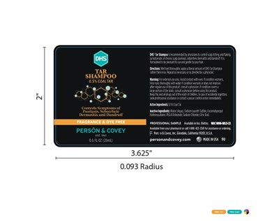 Dhs Tar Shampoo 0.6 Oz Sample Label (Dhs Tar Sample (012926) Page 0001)